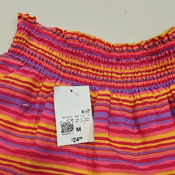 Forever 21 Multicolor Striped Skirt - Picture 2 of 6